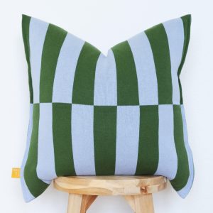 Lumi Living Modern Striped Color Block Knitted Cotton Throw Pillow Cover