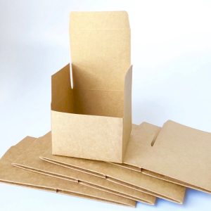 Kraft Favor Gift Box with Lid, 3x3x2 inch
