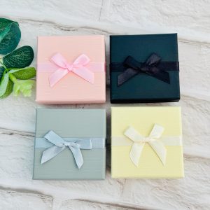 Small gift box, Jewellery Gift Box with Ribbon for Ring ,Earrings and Necklaces. Jewelry Present Gift Box Case. Gift Wrap. Jewellery Storage